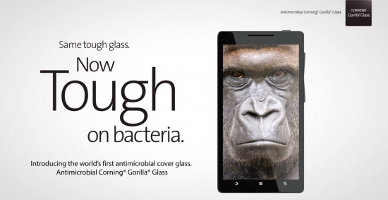 Antimicrobial Corning® Gorilla® Glass